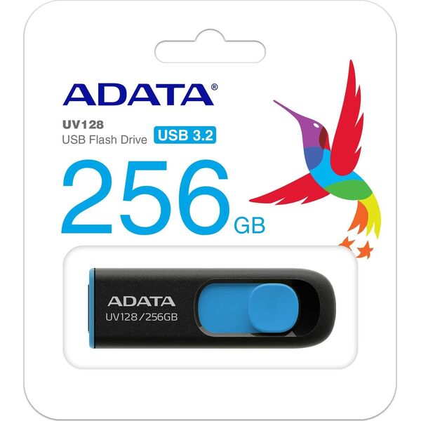 Pendrive ADATA UV128, 256 GB  (AUV128-256G-RBE)