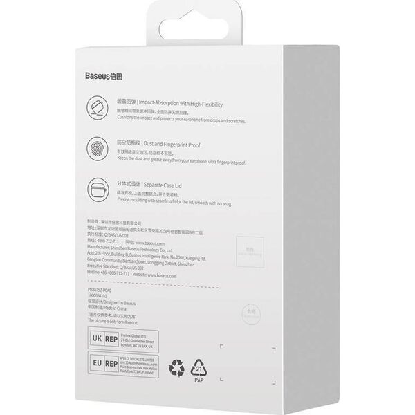 Baseus Przeźroczyste Etui Crystal do AirPods 3