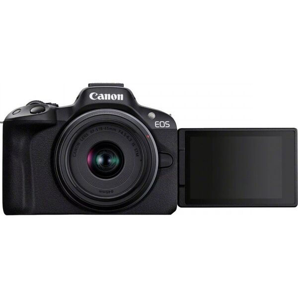 Aparat Canon EOS R50 czarny + RF-S 18-45mm f/4.5-6.3 IS STM (5811C013)