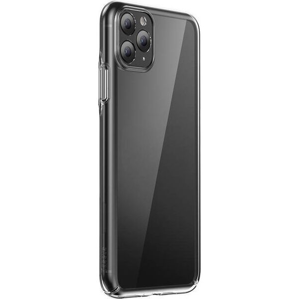 Baseus Etui Baseus Crystal Series Clear do iPhone 11 pro max (przeźroczyste) +szkło hartowane +zestaw czyszczący