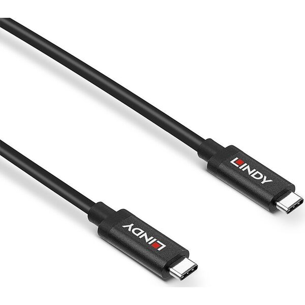 Kabel USB Lindy USB-C - USB-C 3 m Czarny (43348)