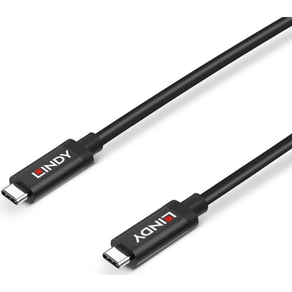 Kabel USB Lindy USB-C - USB-C 3 m Czarny (43348)