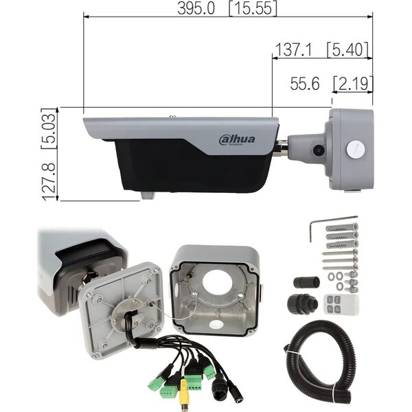 Kamera IP Dahua Technology KAMERA IP ANPR ITC413-PW4D-IZ1 - 4&nbsp|Mpx 2.7&nbsp|... 12&nbsp|mm - MOTOZOOM DAHUA