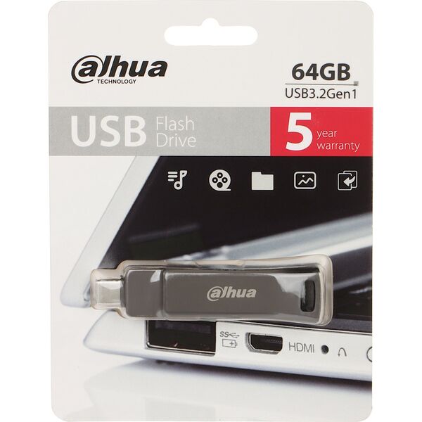 Pendrive Dahua Technology USB-P629-32-64GB, 64 GB  (USB-P629-32-64GB)