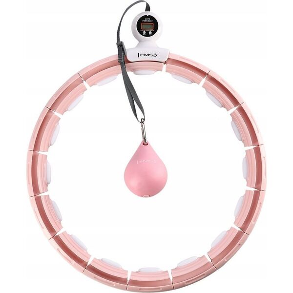 HMS HHM15 HULA HOP PINK Z MAGNESEM I OBCIĄŻNIKIEM + LICZNIK HMS