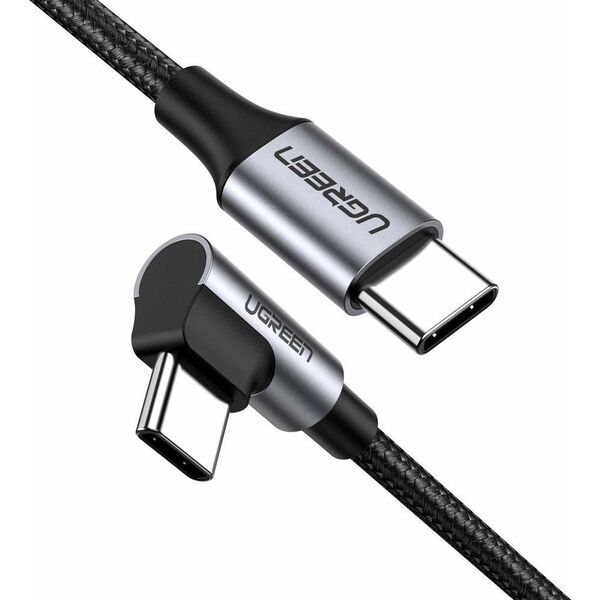 Kabel USB Ugreen USB-C - USB-C 0.5 m Czarny (50122B)