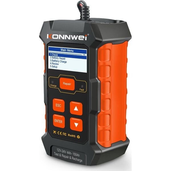 Konnwei Prostownik, miernik baterii Konnwei 520