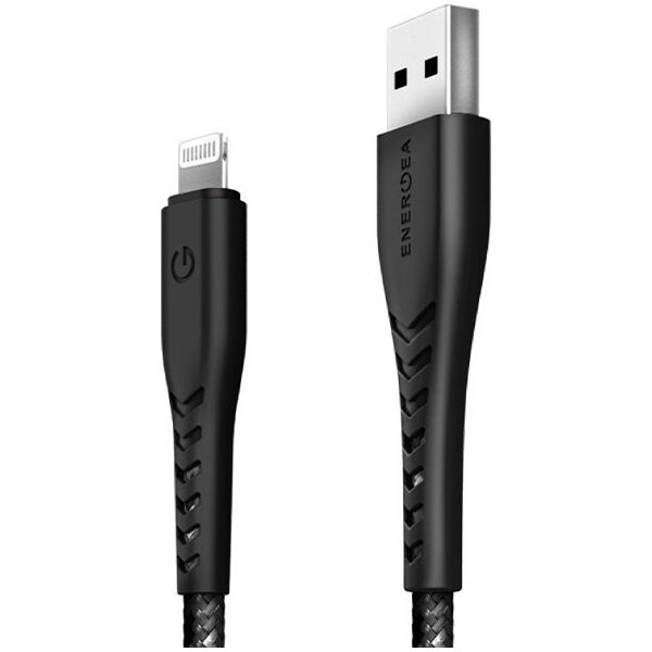 Kabel USB Energea USB-A - Lightning 1.5 m Czarny (CBL-NF-BLK150)