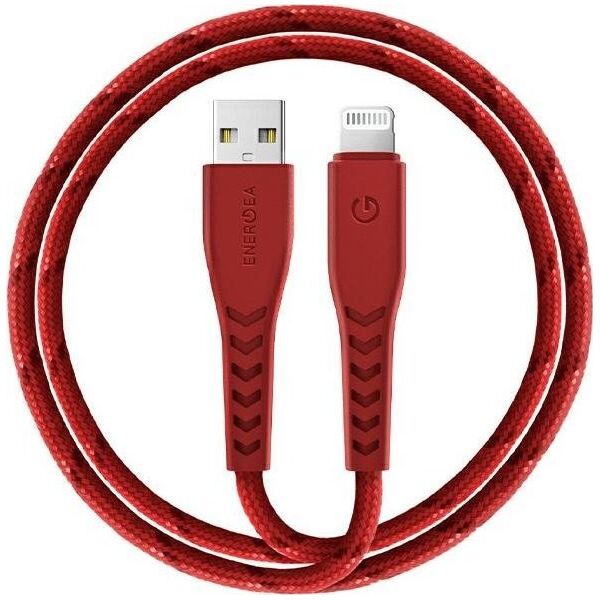 Kabel USB Energea USB-A - Lightning 1.5 m Czerwony (CBL-NF-RED150)