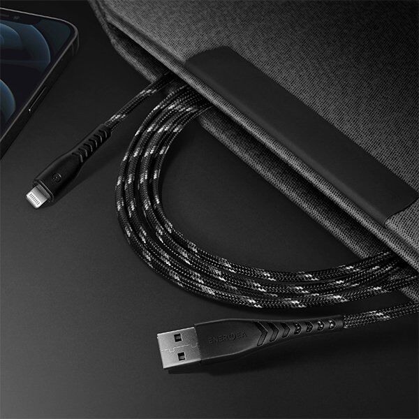 Kabel USB Energea USB-A - Lightning 1.5 m Niebieski (CBL-NF-BLU150)