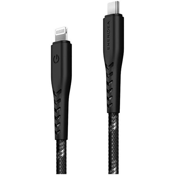 Kabel USB Energea USB-C - Lightning 3 m Czarny (CBL-NFCL-BLK300)