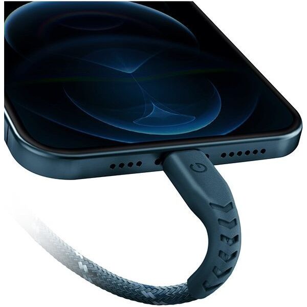 Kabel USB Energea USB-C - Lightning 1.5 m Niebieski (CBL-NFCL-BLU150)
