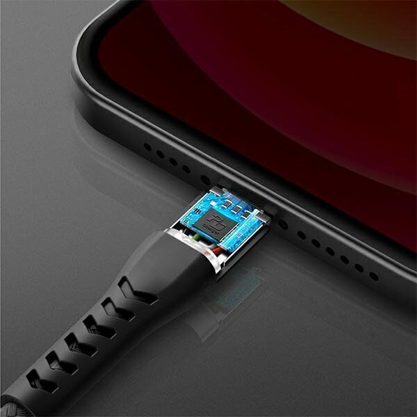 Kabel USB Energea USB-C - Lightning 1.5 m Niebieski (CBL-NFCL-BLU150)