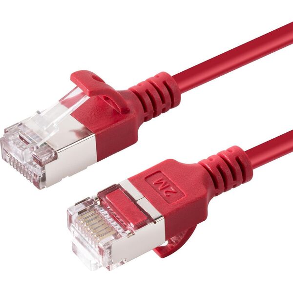 MicroConnect CAT6A U-FTP Slim, LSZH, 1m
