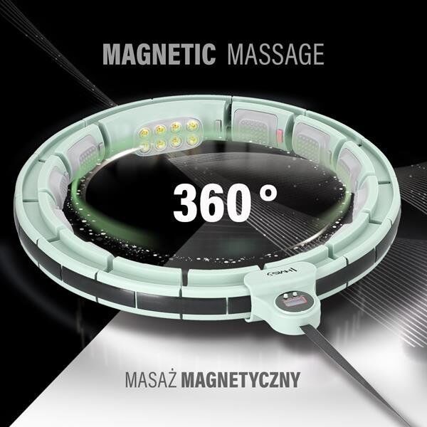 HMS Hula Hop z magnesami i obciążnikiem + licznik HHM13