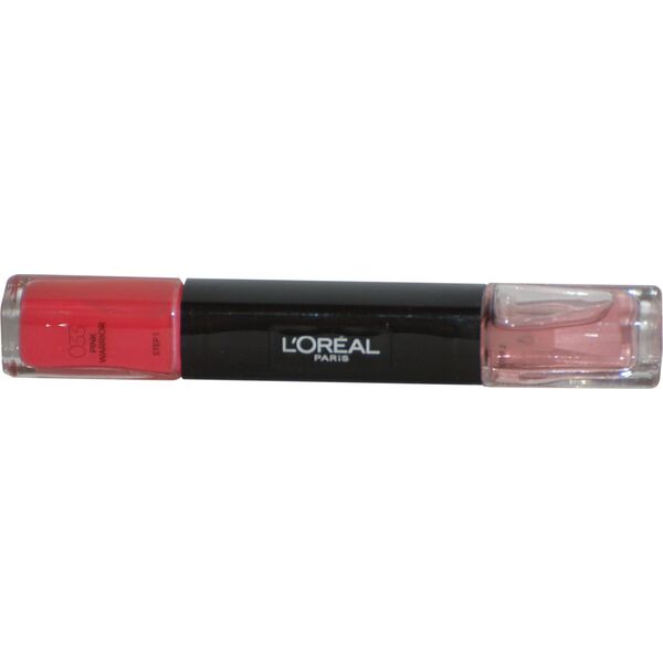 XXX_Loreal (L’Oreal Paris) L'Oreal Paris, Infallible, Nail Polish 2-In-1, 033, Pink Warrior, 2 x, 5 ml For Women
