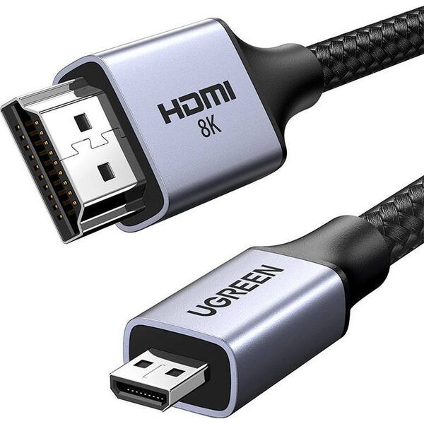 Kabel Ugreen HDMI Micro - HDMI 1m czarny (15516)