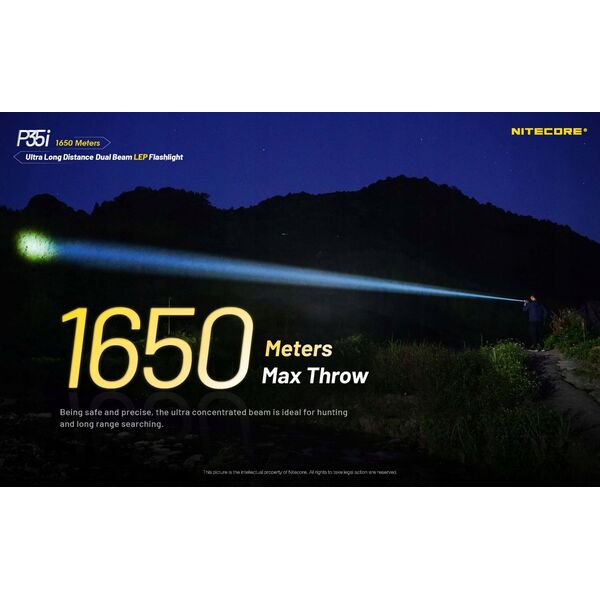 Latarka Nitecore FLASHLIGHT PRECISE SERIES/3000 LUMENS P35I NITECORE