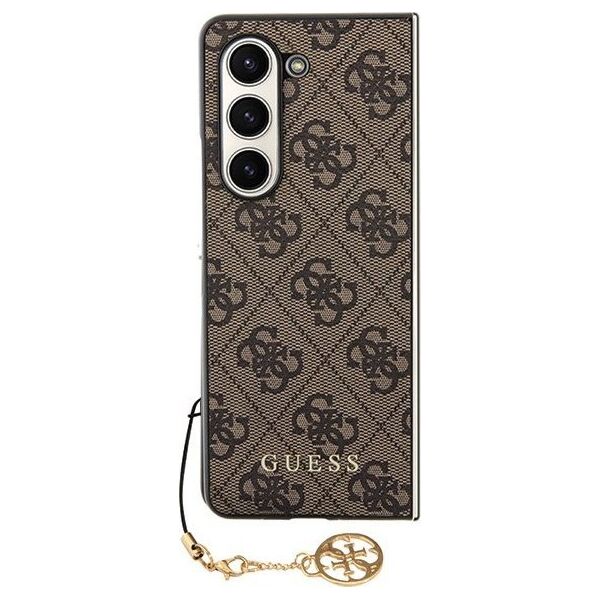 Guess Etui Guess GUHCZFD5GF4GBR Samsung Galaxy Z Fold 5 hardcase 4G Charms Collection brązowy/brown