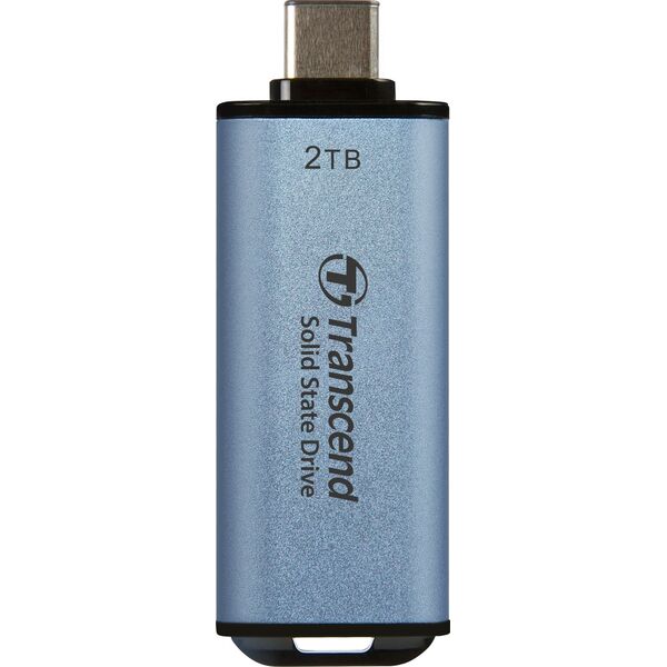 Dysk zewnętrzny SSD Transcend ESD300C 2TB Niebieski (TS2TESD300C)