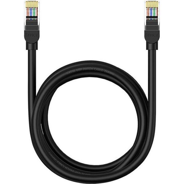 Baseus Kabel sieciowy Baseus Ethernet CAT5, 2m (czarny)