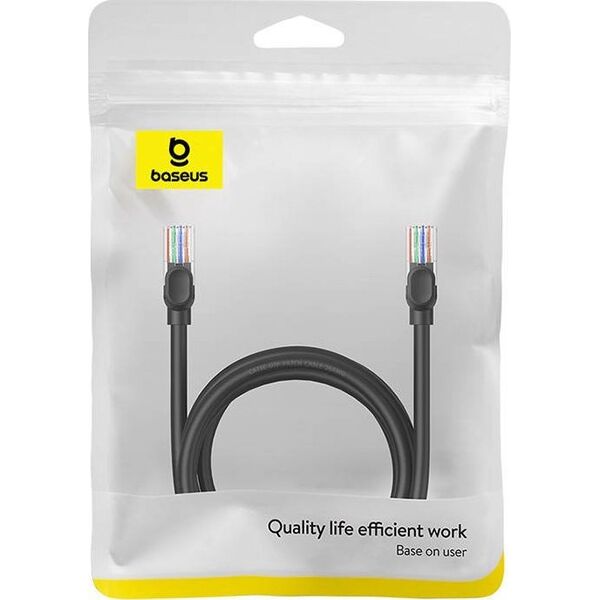 Baseus Kabel sieciowy Baseus Ethernet CAT5, 2m (czarny)