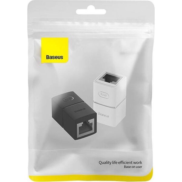 Baseus Złączka sieciowa Baseus, 2 sztuki, AirJoy series (czarny)