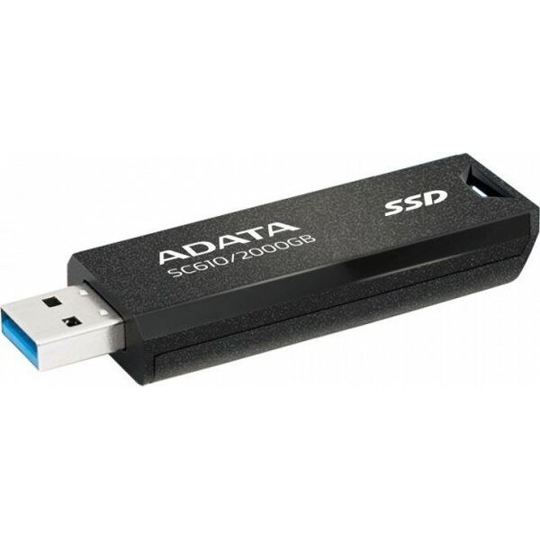 Pendrive ADATA Dysk SSD zewnętrzny SC610 2 TB USB3.2A Gen2 czarny