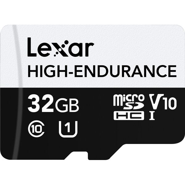 Karta Lexar High-Endurance MicroSDHC 32 GB Class 10 UHS-I/U1 V10 (LMSHGED032G-BCNNG)