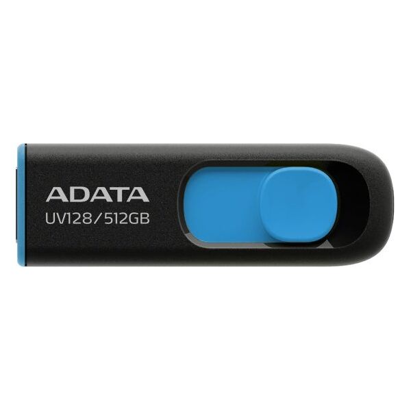 Pendrive ADATA Pendrive UV128 512GB USB3.2 czarno-niebieski