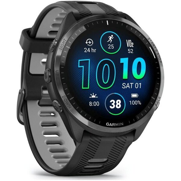 Zegarek sportowy Garmin Smartwatch sportowy Garmin Forerunner 965 Czarny Szary Tytan DLC 010-02809-10