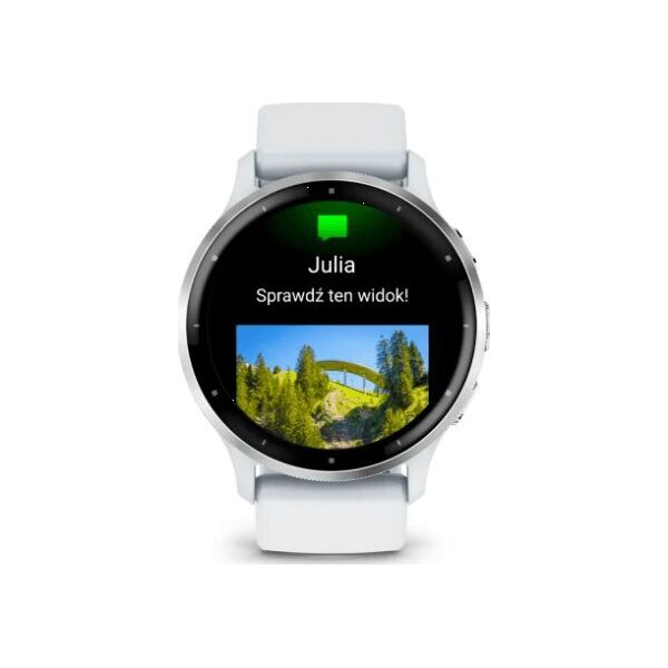 Zegarek sportowy Garmin Venu 3 Biało-srebrny  (010-02784-00)