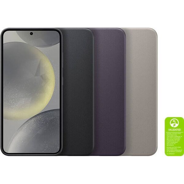 Samsung Etui Samsung Vegan Leather Case Galaxy S24+ czarne