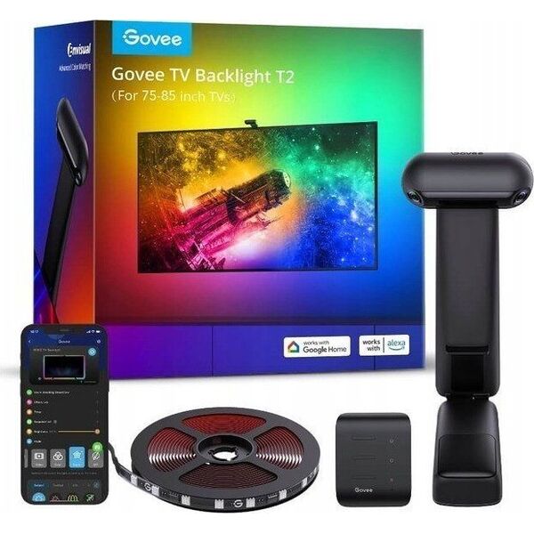 Taśma LED Govee GOVEE H605C TAŚMA LED DLA TV 75-85 CALI, RGBIC, WI-FI+BLUETOOTH