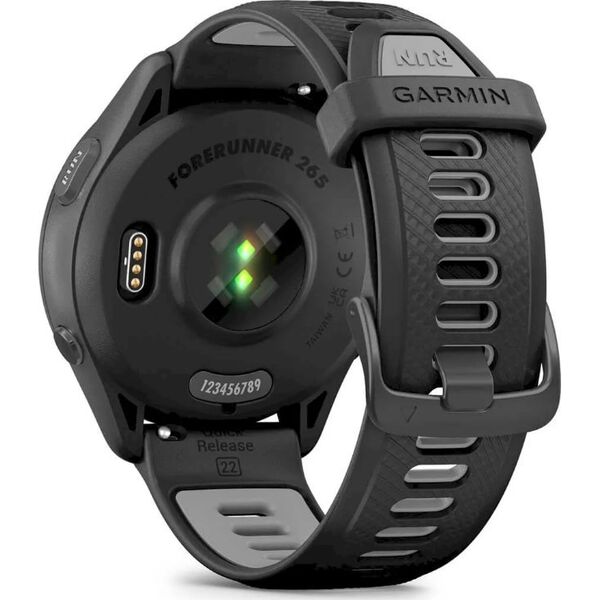 Zegarek sportowy Garmin Forerunner 265 Czarno-szary  (010-02810-10)