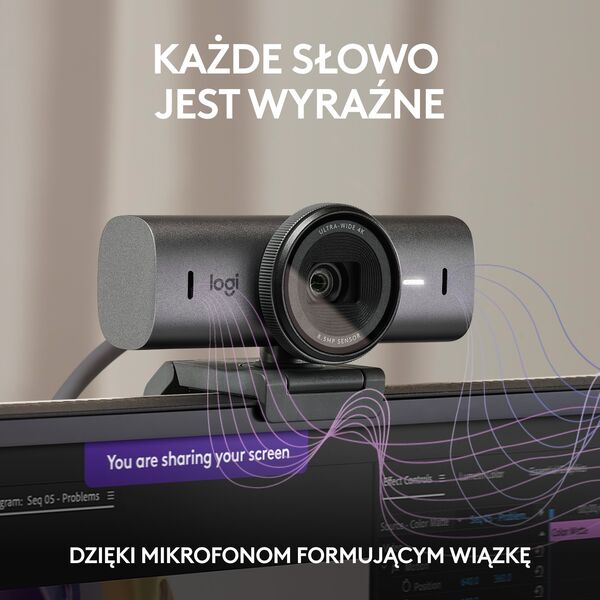 Kamera internetowa Logitech MX Brio 4K Ultra HD (960-001559)
