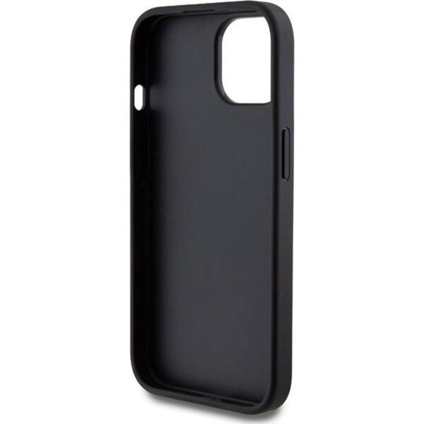 Guess Guess GUHCP15SHG4SGK iPhone 15 6.1" czarny/black hardcase Glitter Script Big 4G