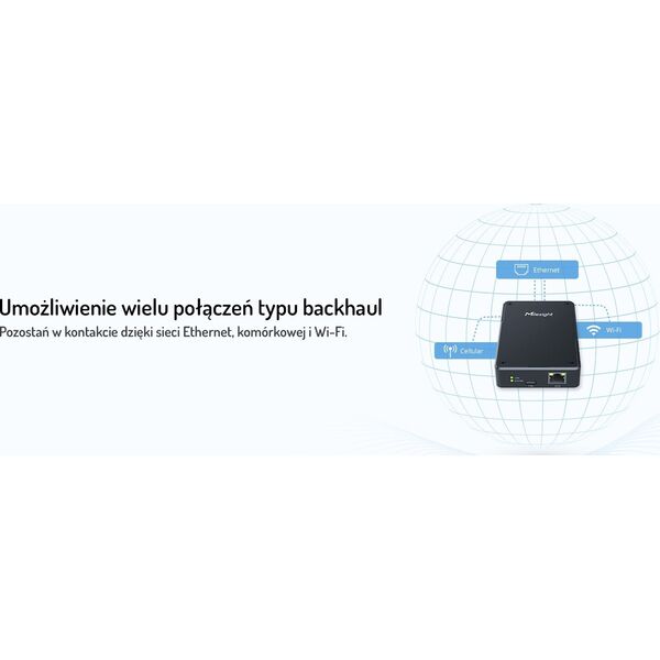 MILESIGHT Milesight UG56-L04EU Bramka LoraWan Przemysłowa Wewnętrzna z Modułem LTE PoE Wi-Fi Anteny Zewnętrzne MQTT Programowalna Python-SDK, Node-RED