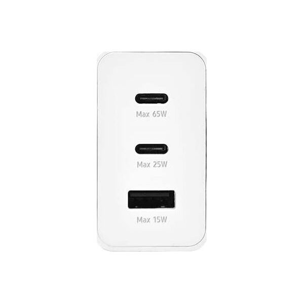 Ładowarka Denmen ŁADOWARKA SIECIOWA PD 2xUSB-C 1xUSB DENMEN EP-T6530 65W BIAŁA BULK (45)
