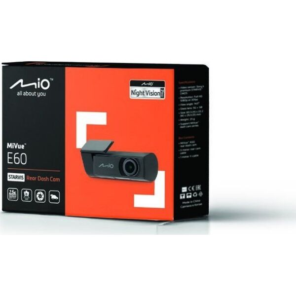 Wideorejestrator Mio MIO MiVue E60 2 5K HDR - tylna kamera do MIVUE 935W/955W