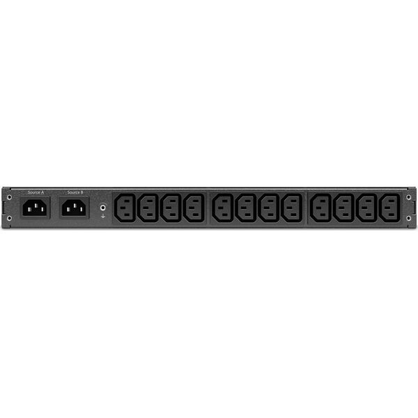 APC Przełącznik AP4421A Rack ATS, 230V, 10A, C14 in, (12) C13 out