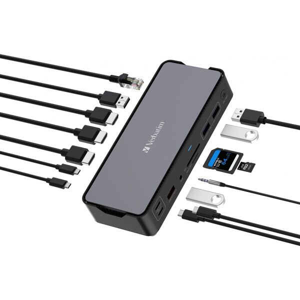 Stacja/replikator Verbatim CDS-15 USB-C (32171)
