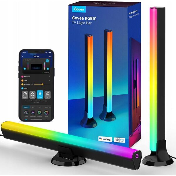 Govee Govee SMART LED RGBIC Panel 38cm pro TV 43-75" - 2ks