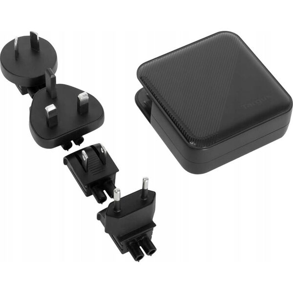 Ładowarka Targus Ładowarka cienna 100W GaN Black USB-A x2 and USB-C x2