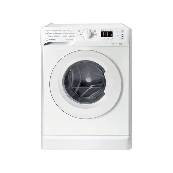 Pralka Indesit INDESIT | MTWA 71252 W EE | Washing machine | Energy efficiency class E | Front loading | Washing capacity 7 kg | 1200 RPM | Depth 54 cm | Width 59.5 cm | Display | LED | White