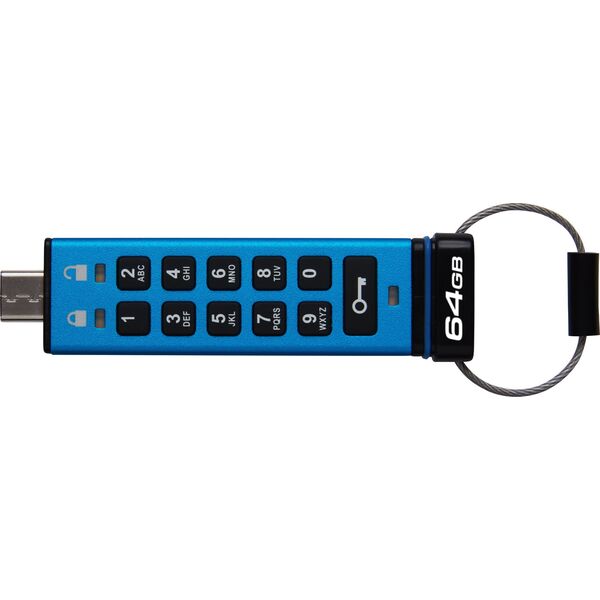 Pendrive Kingston Kingston IronKey Keypad 200 64GB USB-C AES Encrypted