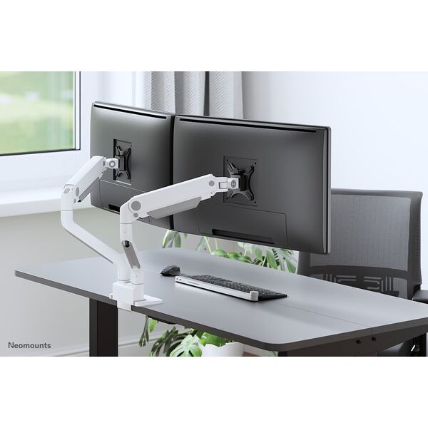 Neomounts Uchwyt biurkowy na 2 monitory 17" - 35" (DS70S-950WH2)
