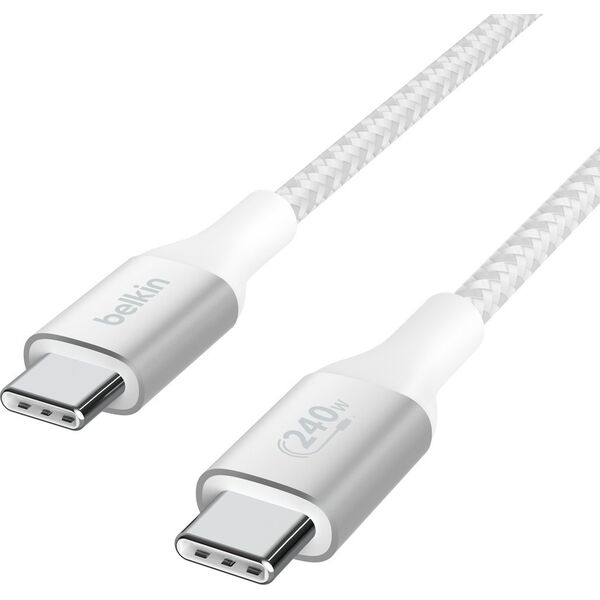 Kabel USB Belkin USB-C - USB-C 2 m Biały (CAB015bt2MWH)