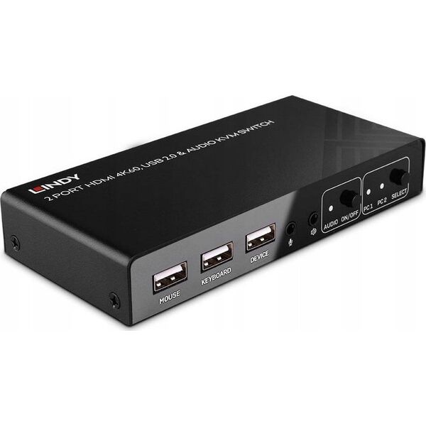 Adapter USB Lindy Adap Lindy Switch KVM 2-port
