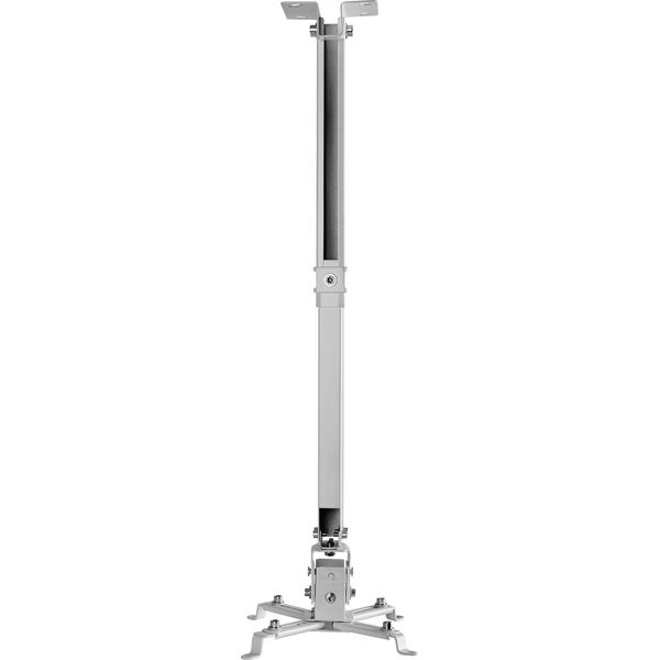 Uchwyt do projektorów Cabletech Uchwyt ścienny sufitowy do projektora multimedialnego Cabletech do 20kg - srebrny
